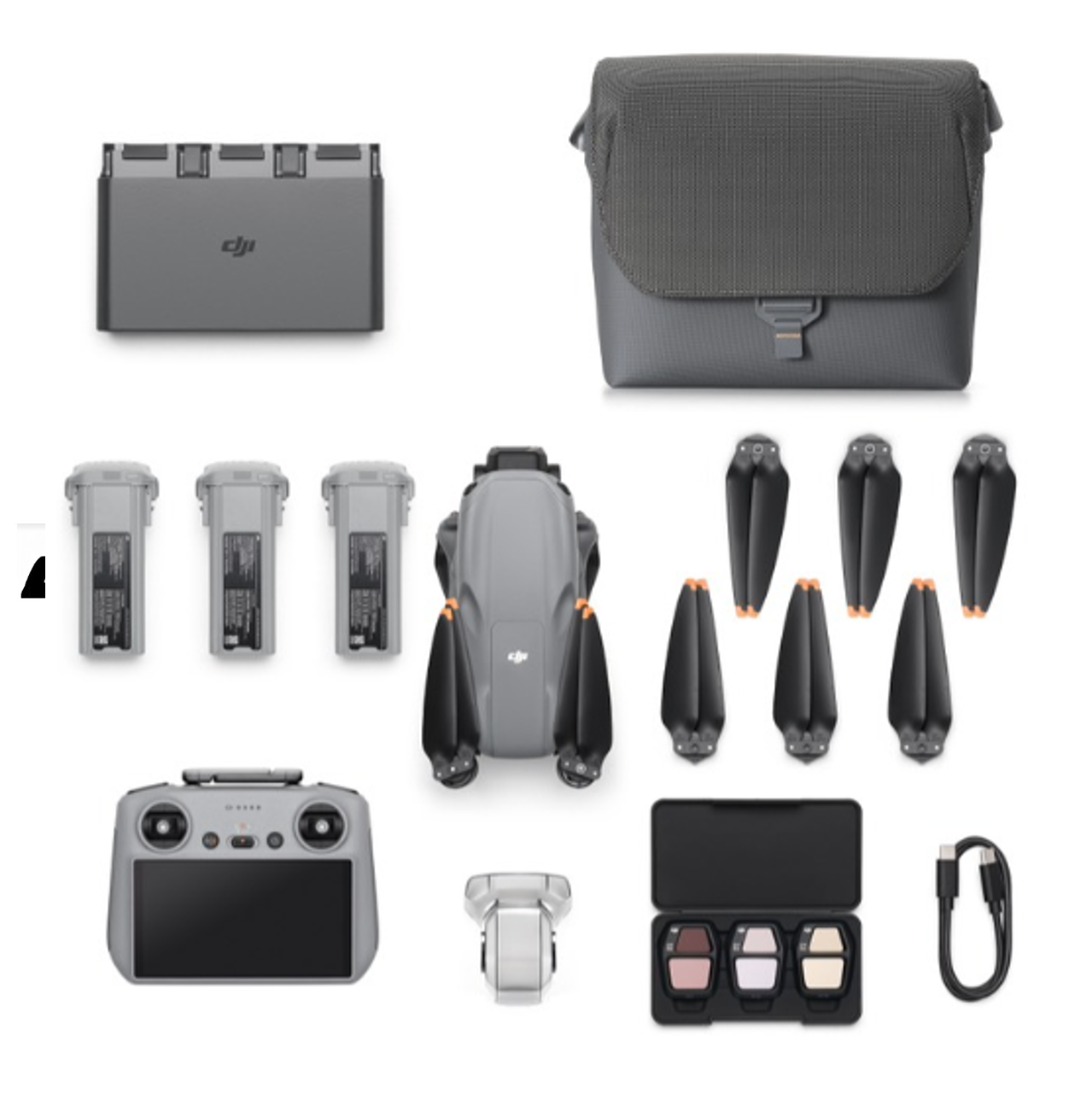 DJI Air3S 基本セット バッテリー計3本付き(本格ドローンレンタル)