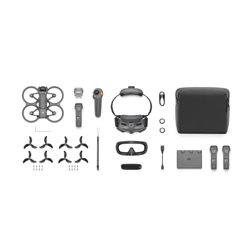 【月額プラン】DJI Avata2 基本セット FPVコントローラー+バッテリー計3本付き(本格ドローンレンタル)